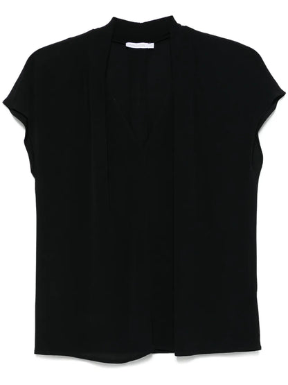 Pleat-Detailed Blouse