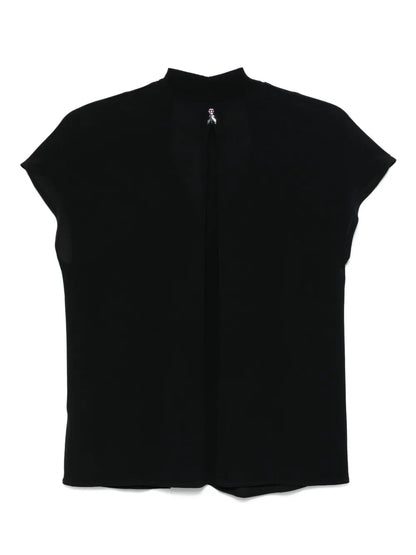 Pleat-Detailed Blouse