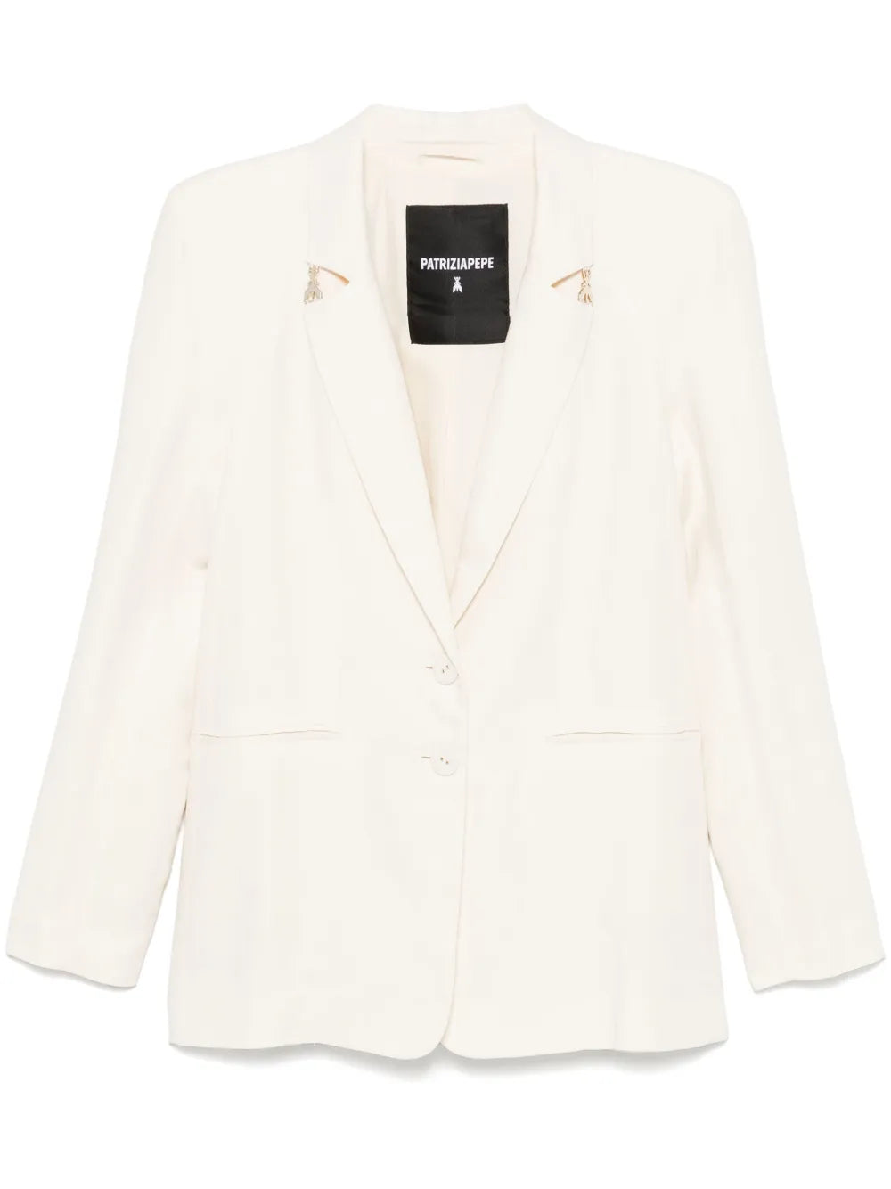 Logo-Plaque Detailed Blazer