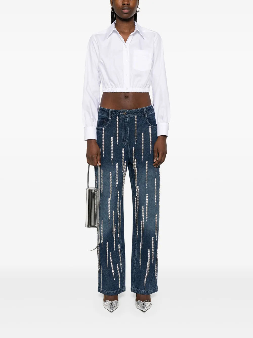 Rhinestones Jeans