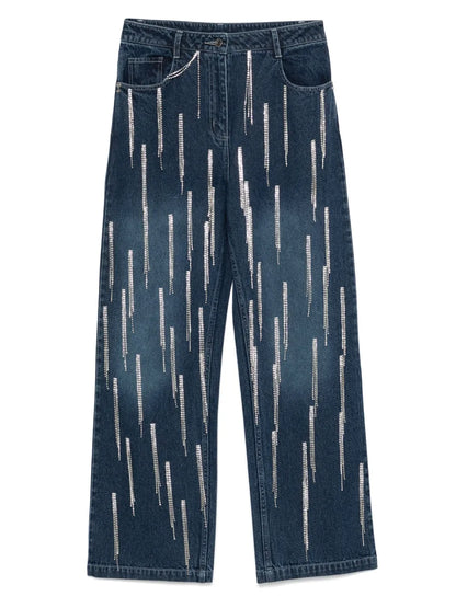 Rhinestones Jeans