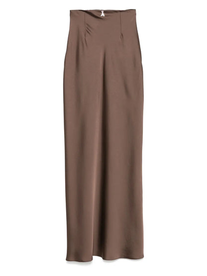 Satined Maxi Skirt