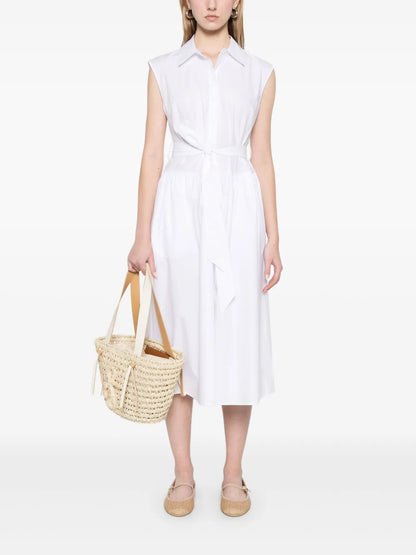 Poplin Midi Dress