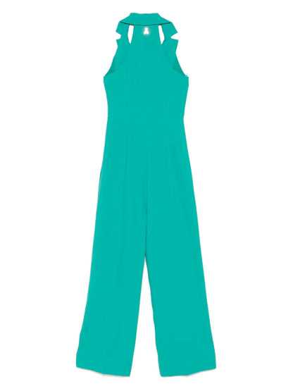 Double-Breasted Crepe Jumpsuit