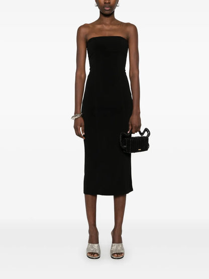 Bandeau-Style Midi Dress