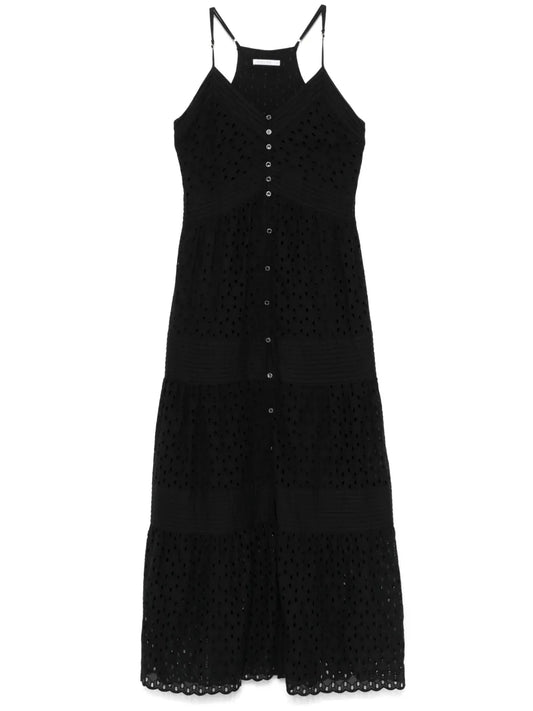 Broderie Anglaise Midi Dress