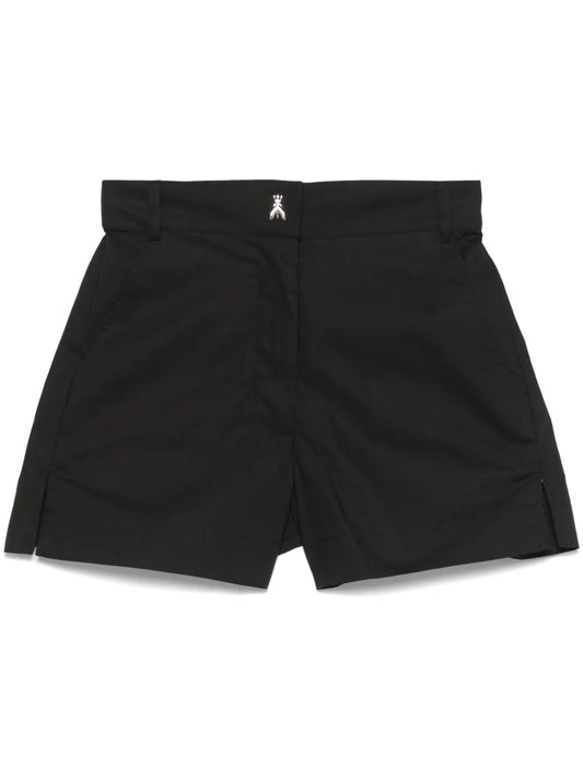 High-Waisted Cotton Shorts