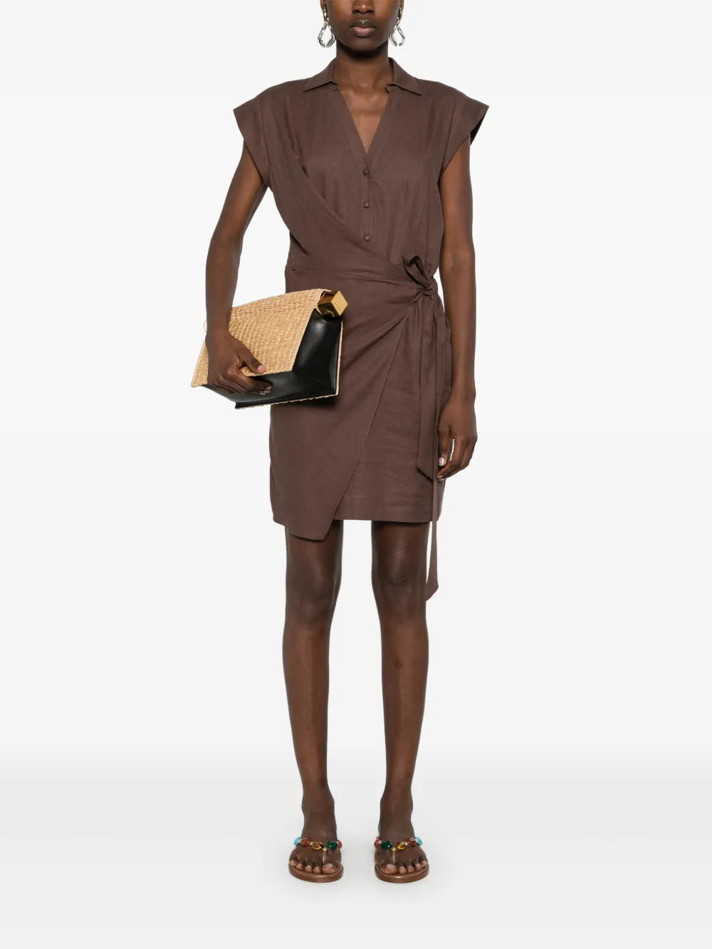 Wrap Mini Dress