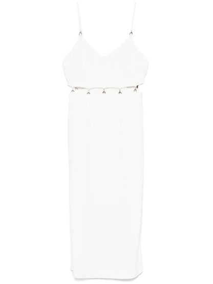 Logo-Plaque Midi Dress