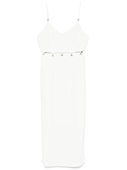Logo-Plaque Midi Dress