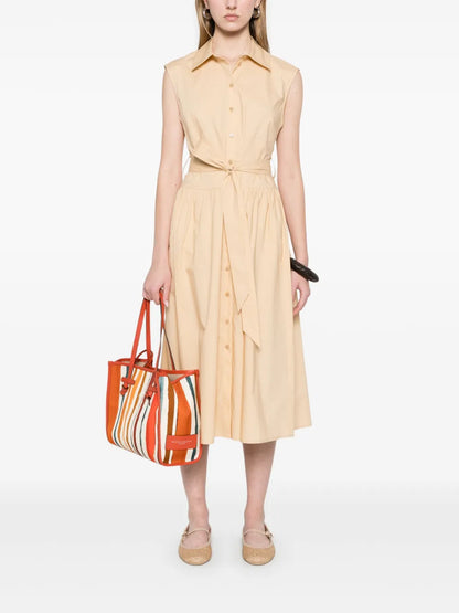 Poplin Midi Dress