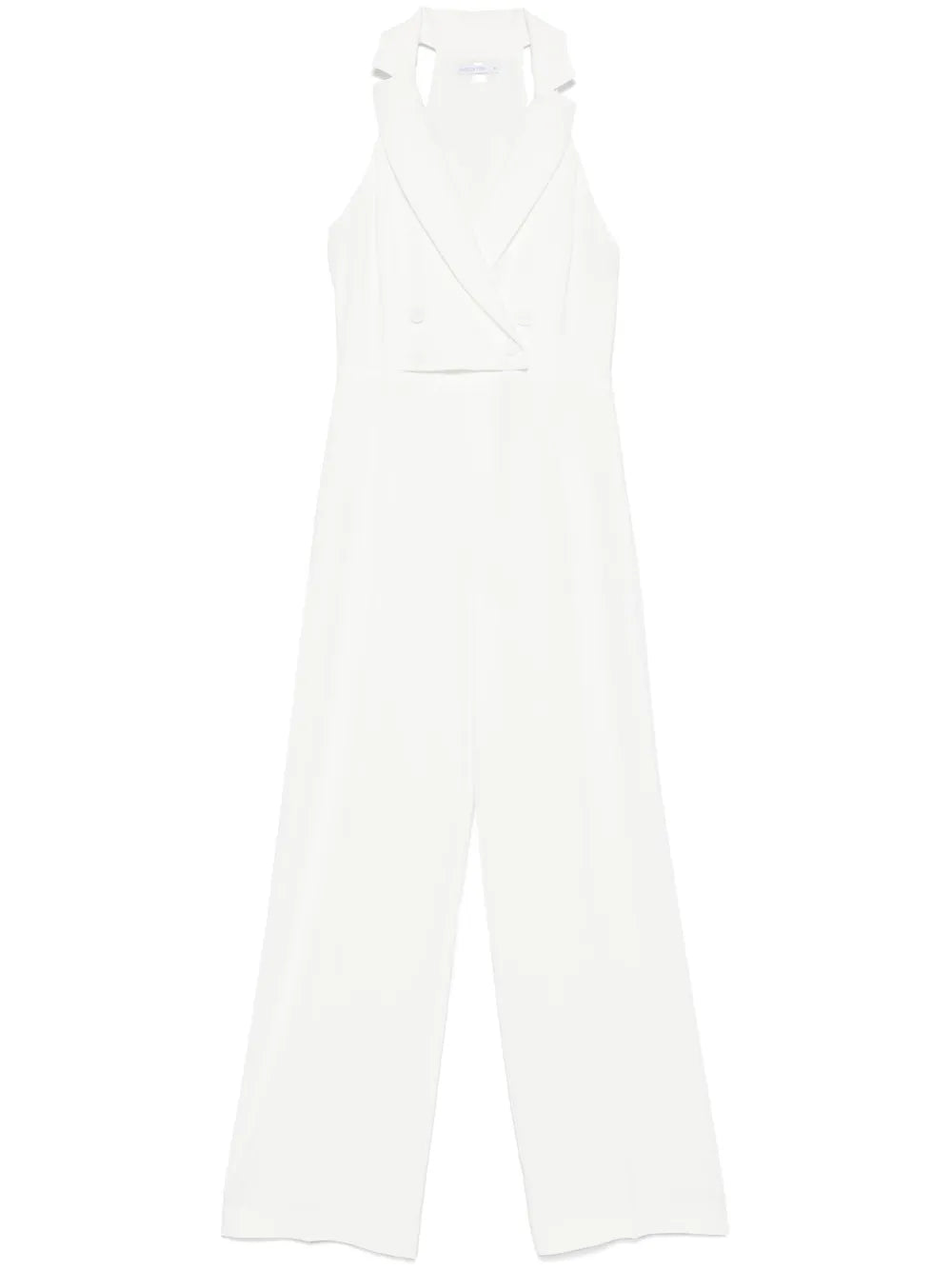 Double-Breasted Crepe Jumpsuit