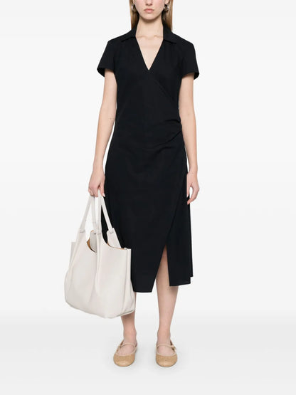 Wrap Midi Dress