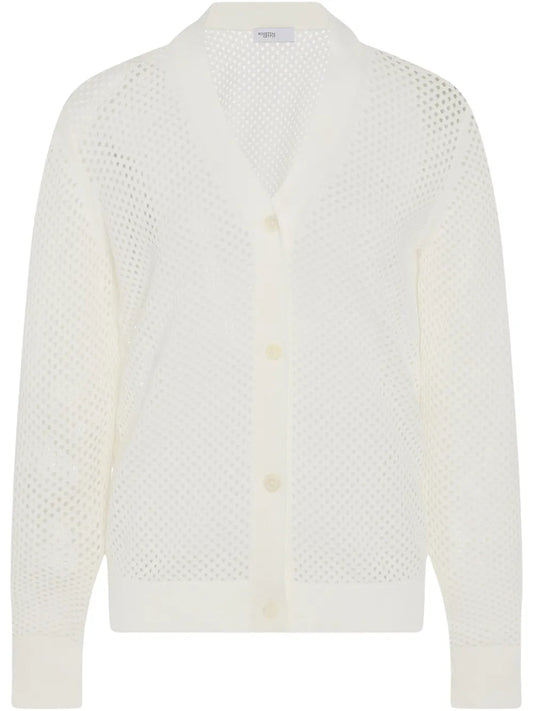 Mesh Pointelle Cardigan
