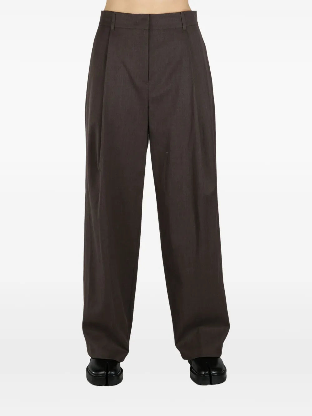 Pleat-Detail Trousers