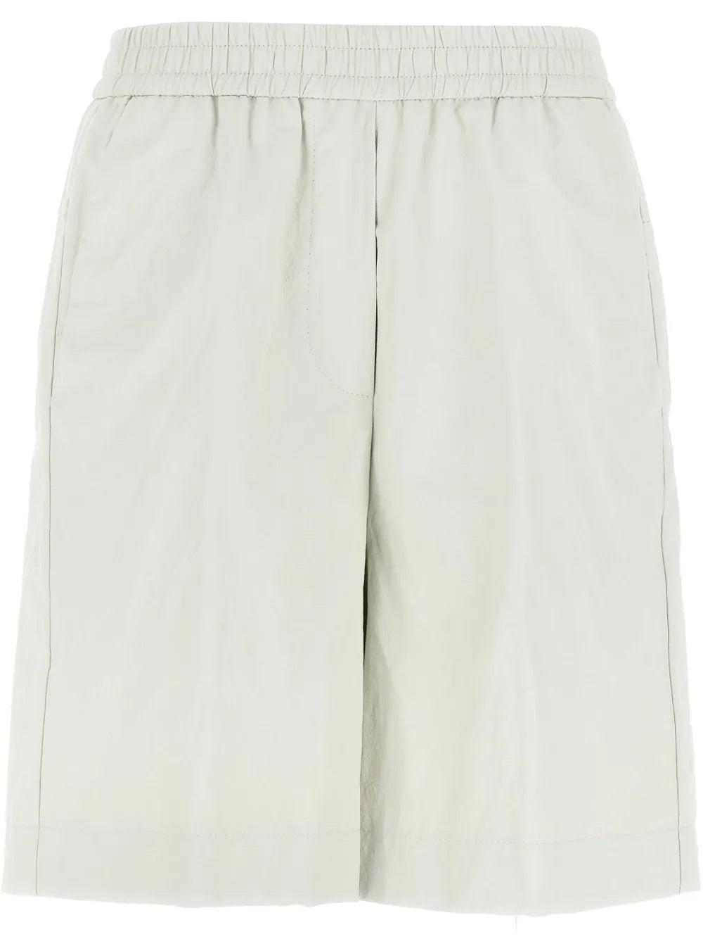 Leather-Effect Bermuda Shorts