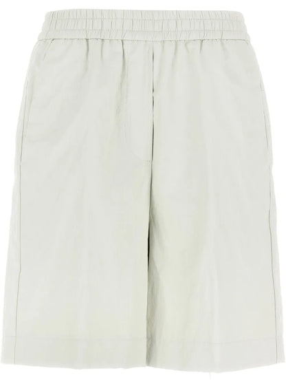 Leather-Effect Bermuda Shorts