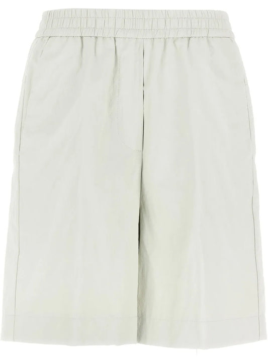 Leather-Effect Bermuda Shorts