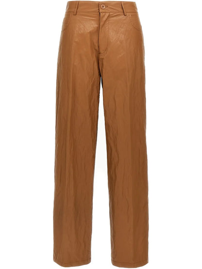 Leather-Effect Trousers