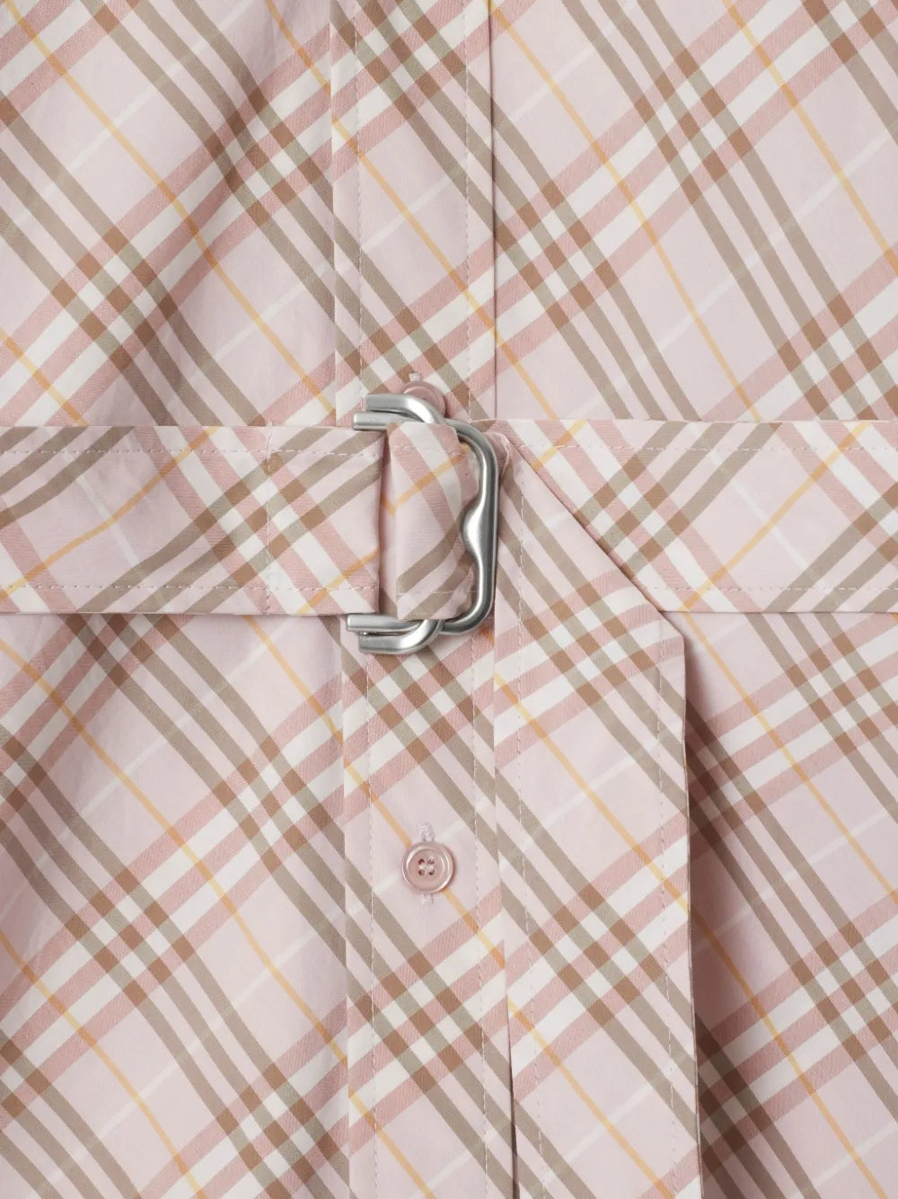 Checked Shirt Dress