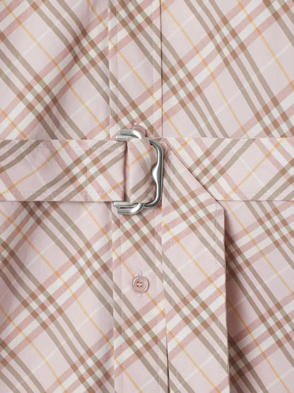 Checked Shirt Dress