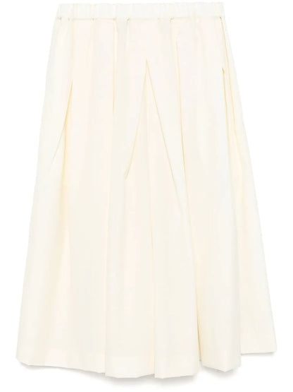 Pleated Wide-Leg Pants