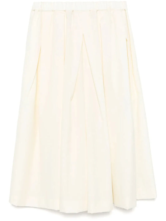 Pleated Wide-Leg Pants