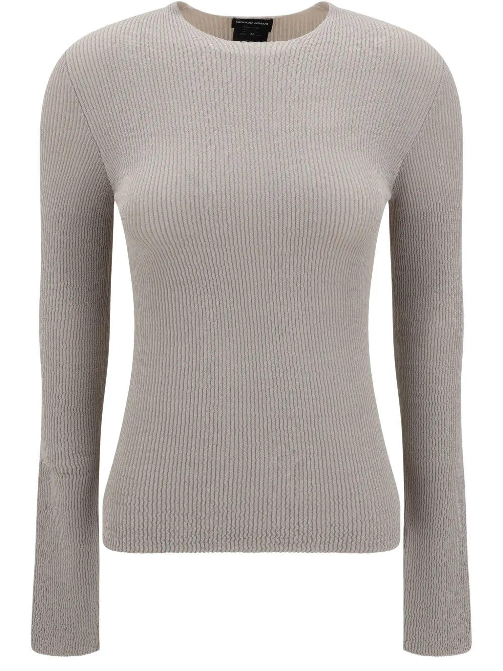 Ribbed Long-Sleeve Sweater