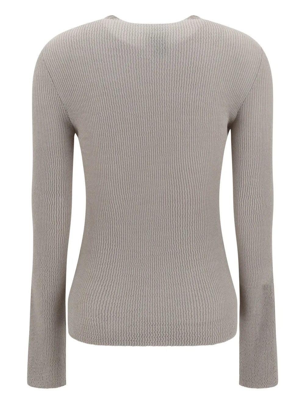 Ribbed Long-Sleeve Sweater