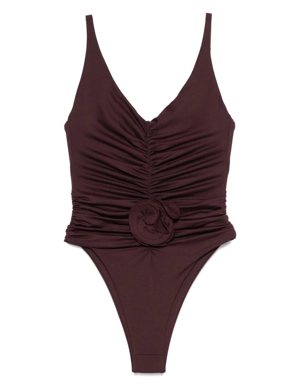 Ruched Flower Swimsuit
