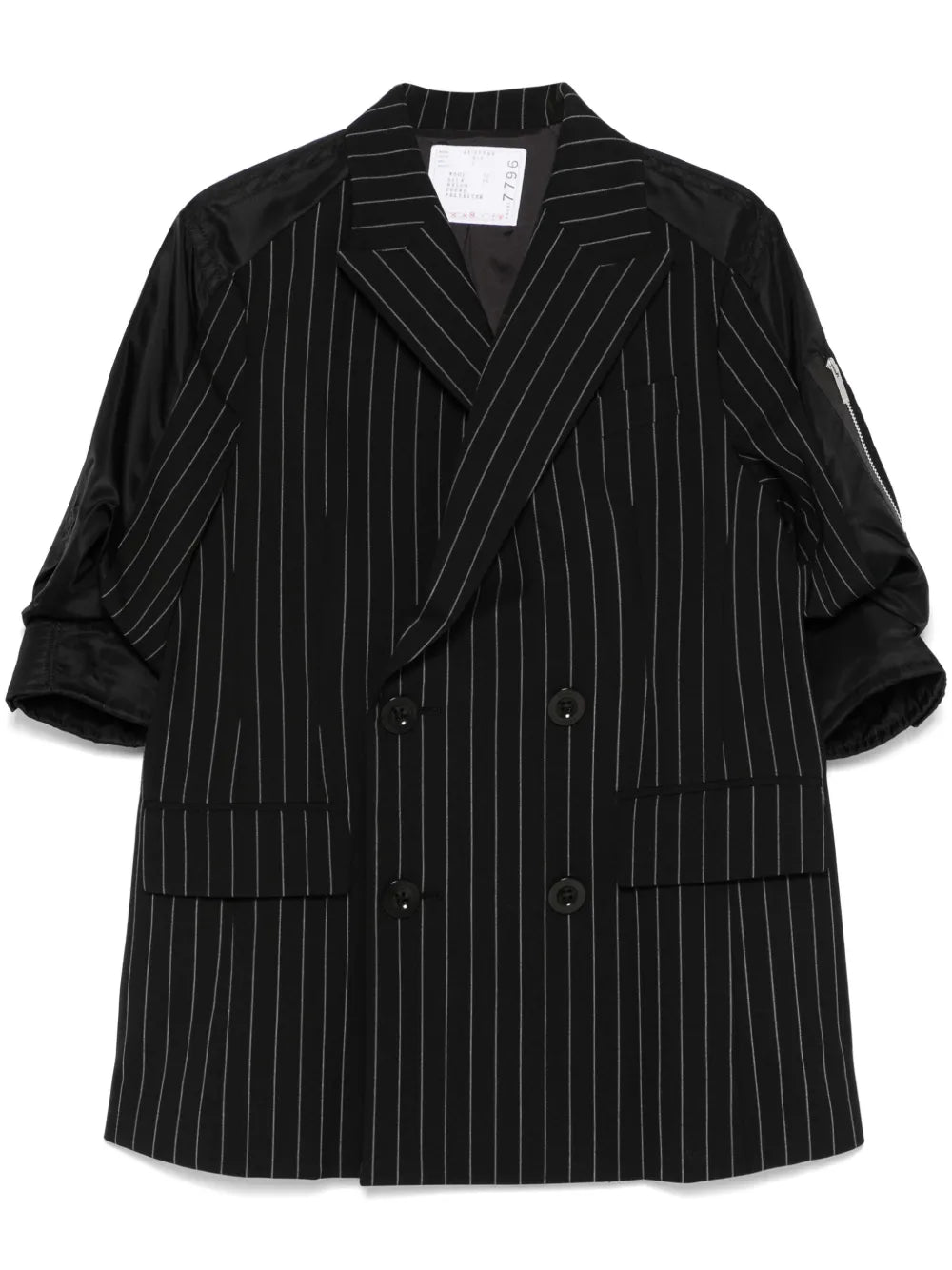 Striped Panelled Blazer