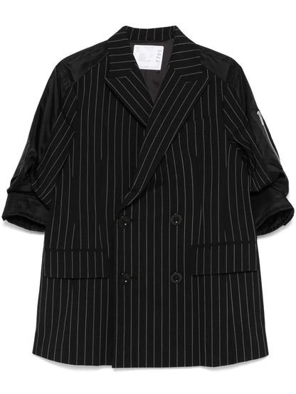 Striped Panelled Blazer