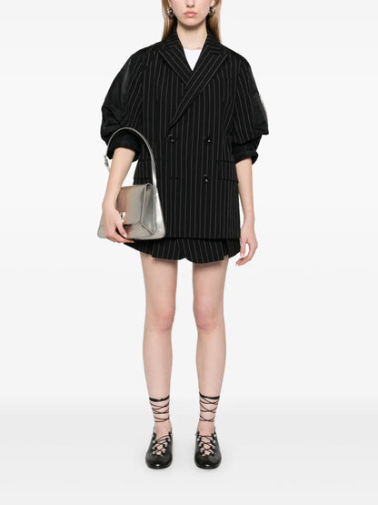 Striped Panelled Blazer