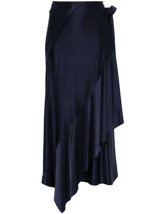 Satined Midi Skirt