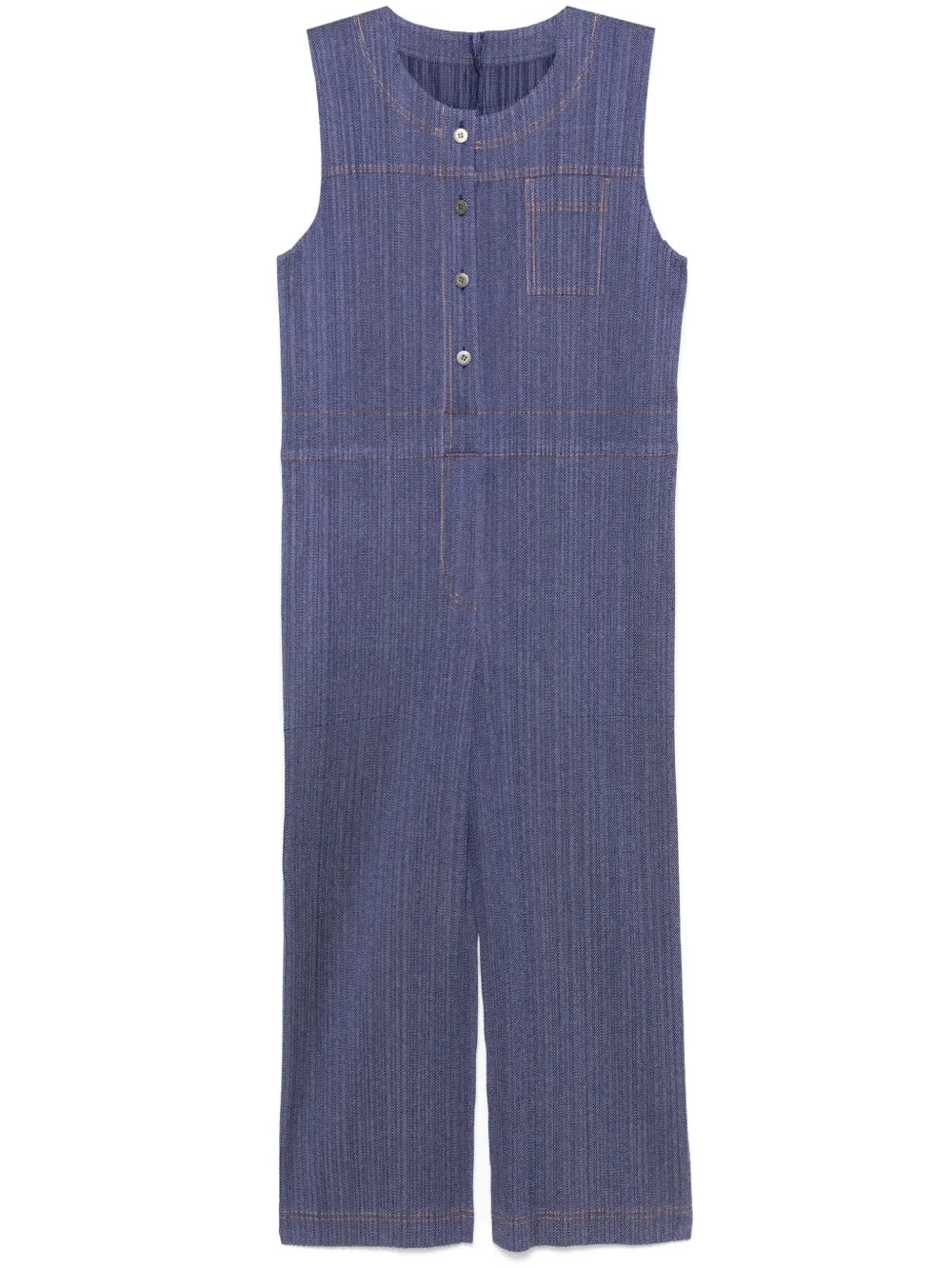 Cotton Denim Jumpsuit