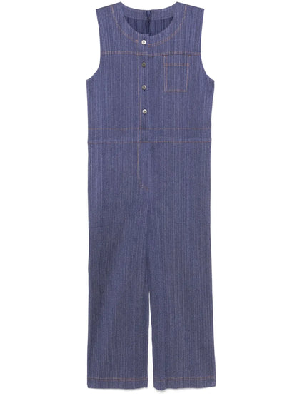Cotton Denim Jumpsuit