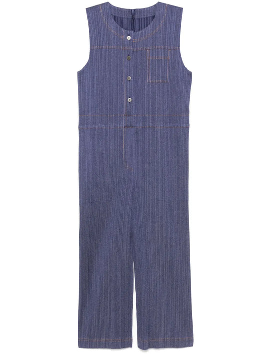 Cotton Denim Jumpsuit