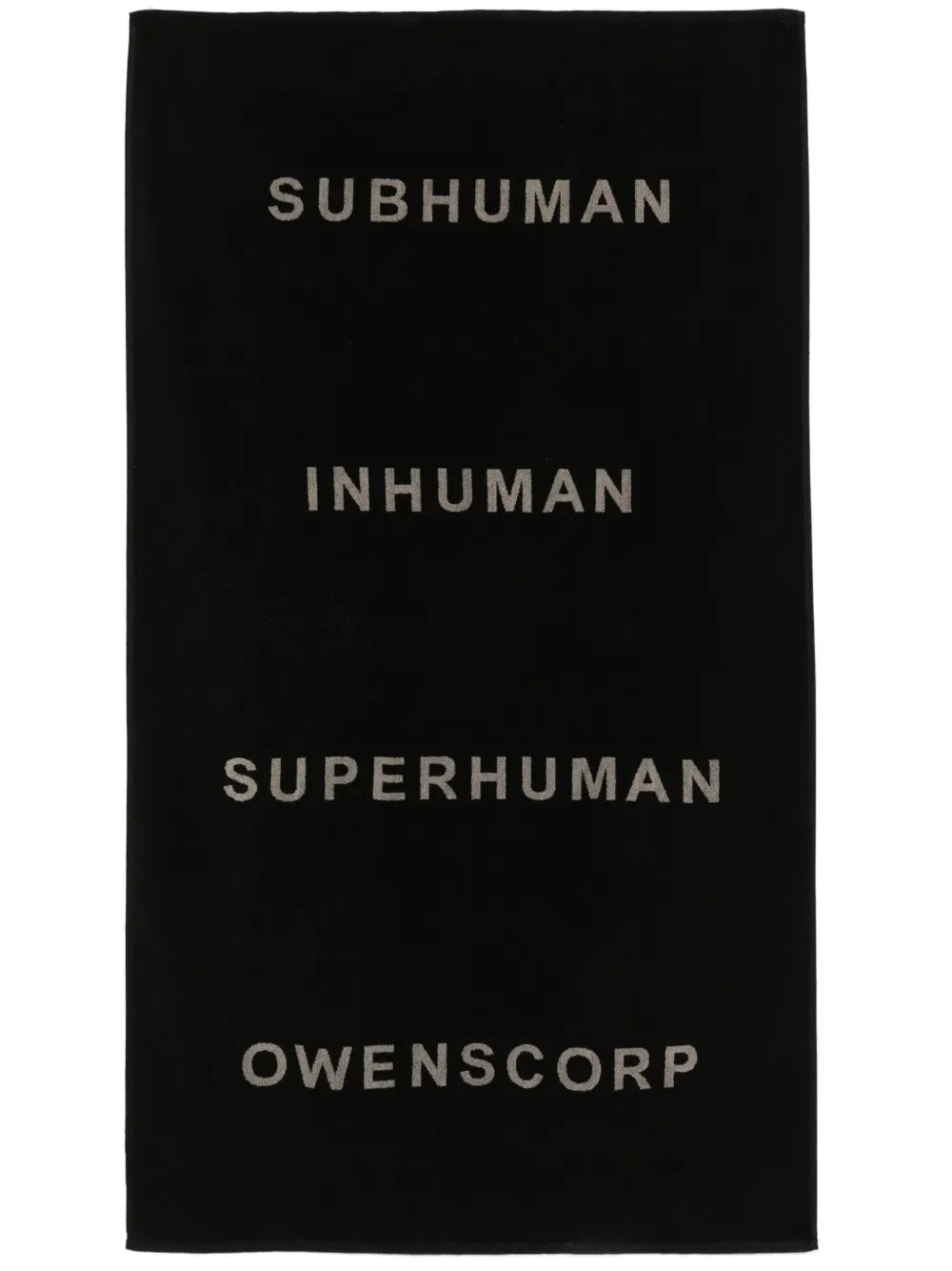 Text-Print Beach Towel