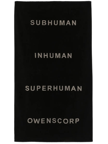 Text-Print Beach Towel