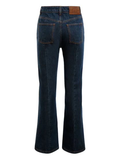 Pintucked Jeans