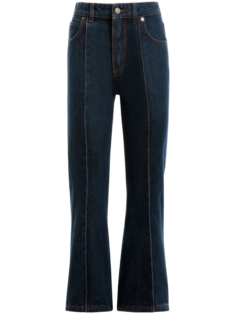 Pintucked Jeans