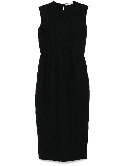 Crinkled Midi Dress