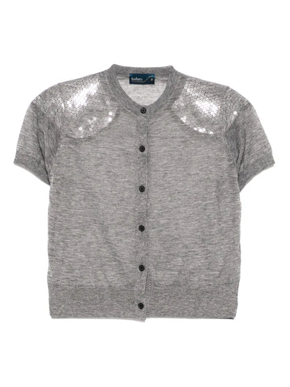 Sequin-Embellished Cardigan