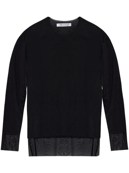 Semi-Sheer Blouse