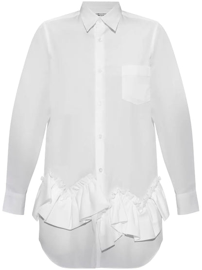 Ruffled-Trim Shirt