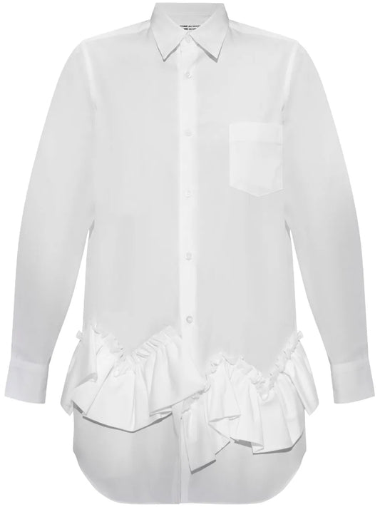 Ruffled-Trim Shirt