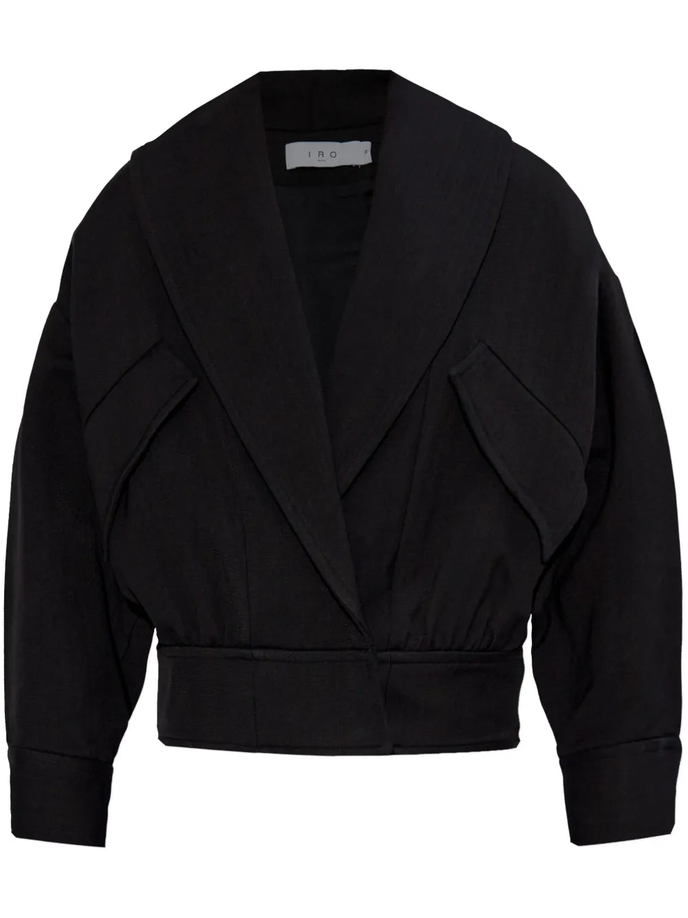Collarless Bomber Jacket