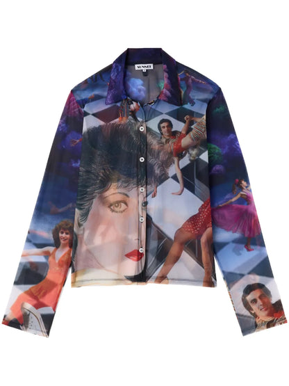 Graphic-Print Shirt