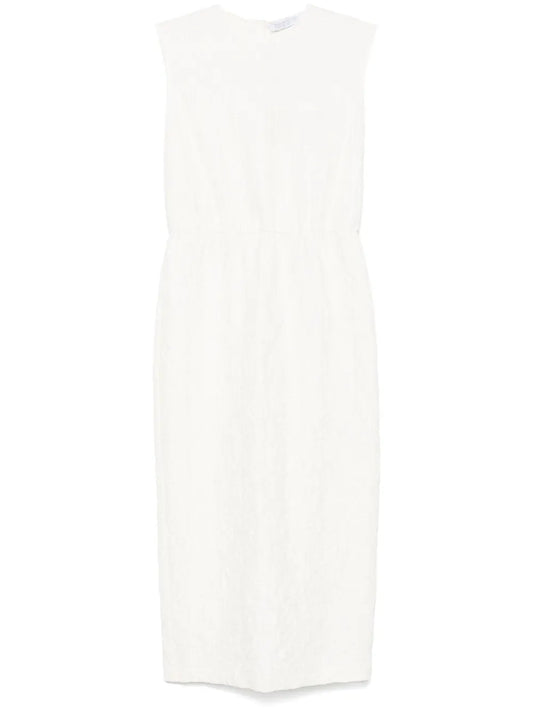 Crinkled Midi Dress