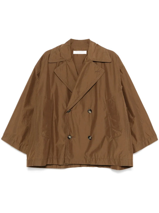 Crinkled Trench Jacket